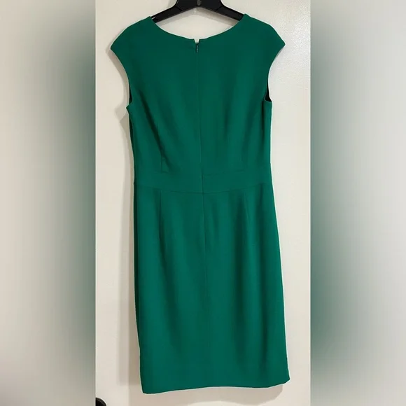 Lafayette 148 Green Dress - Picture 6 of 8